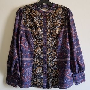Keith Printed Silk Blouse